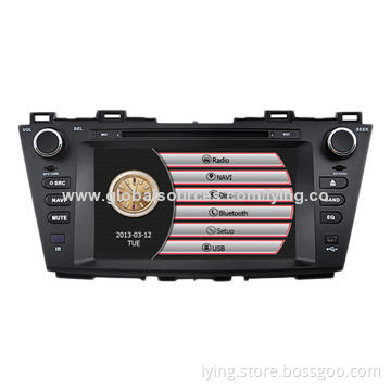 8-inch touchscreen double DIN car DVD with GPS for Mazda 5
